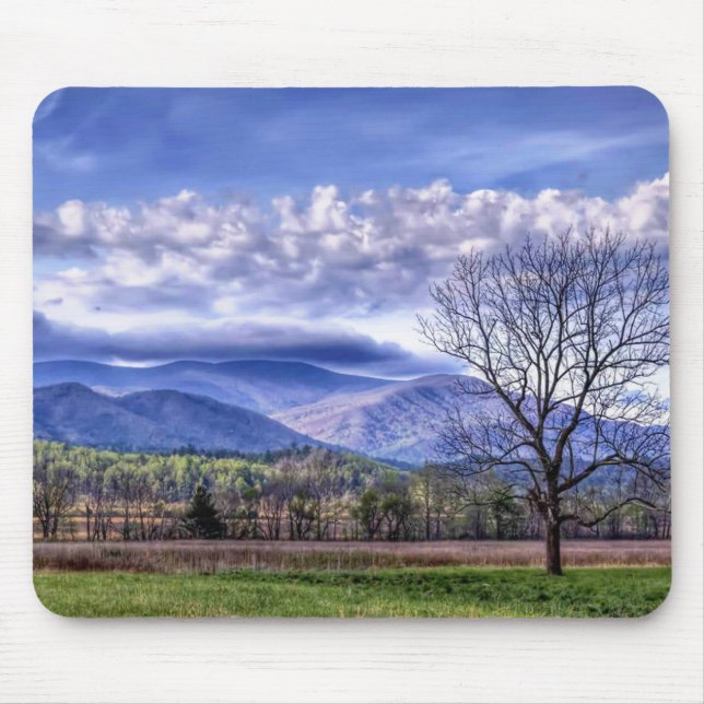 Mousepad Cades Cove - Parque Nacional das Montanhas Enfumaç (Frente)