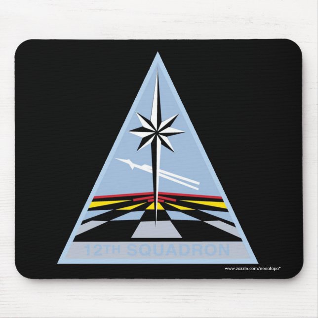 Mousepad Cadete Squadon de USAFA 12" dúzia" tapetes do rato (Frente)