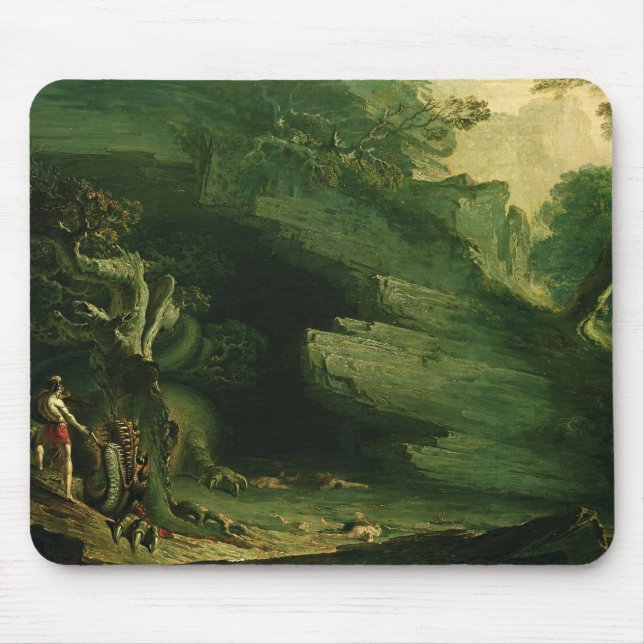 Mousepad Cadmus e o dragão (Frente)