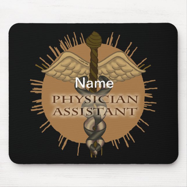 Mousepad Caduceu de Assistente Médico (Frente)