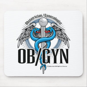 Mousepad Caduceus do azul de OB/GYN