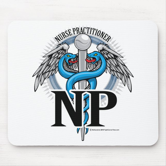 Mousepad Caduceus do azul do NP (Frente)