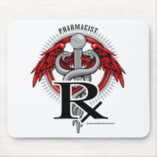 Mousepad Caduceus do farmacêutico