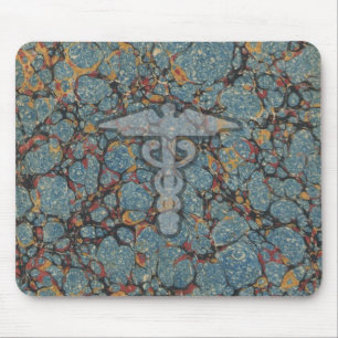 Mousepad Caduceus o símbolo médico para um doutor ou uma