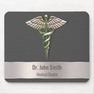 Mousepad Caduco Médico 3D Holográfico Chrome