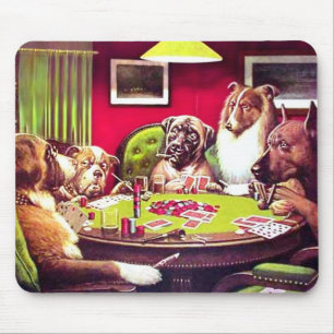 MOUSEPAD CÃES DO PÓQUER: UM BLEFE CORAJOSO