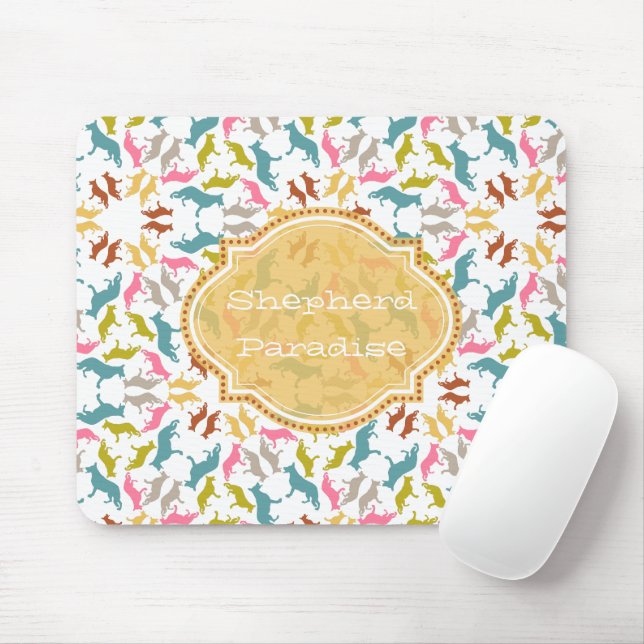 Mousepad Cães Pastores Modernos (Com mouse)