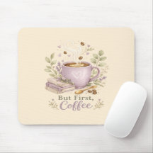 Café Aquarela Lavanda Aconchegante