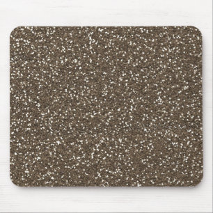 Mousepad Café Bean Faux Glitter