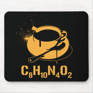 Mousepad Café C8H10N4O2