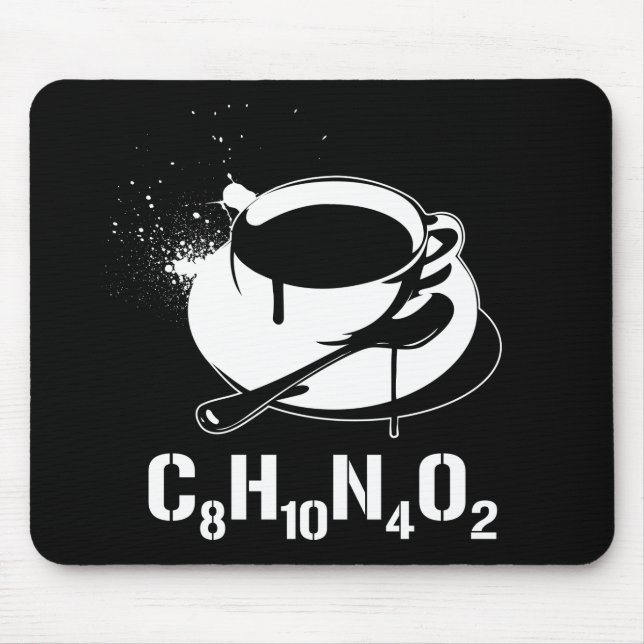 Mousepad Café C8H10N4O2 (Frente)