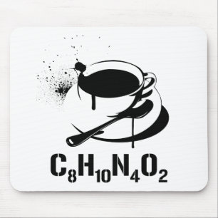 Mousepad Café C8H10N4O2