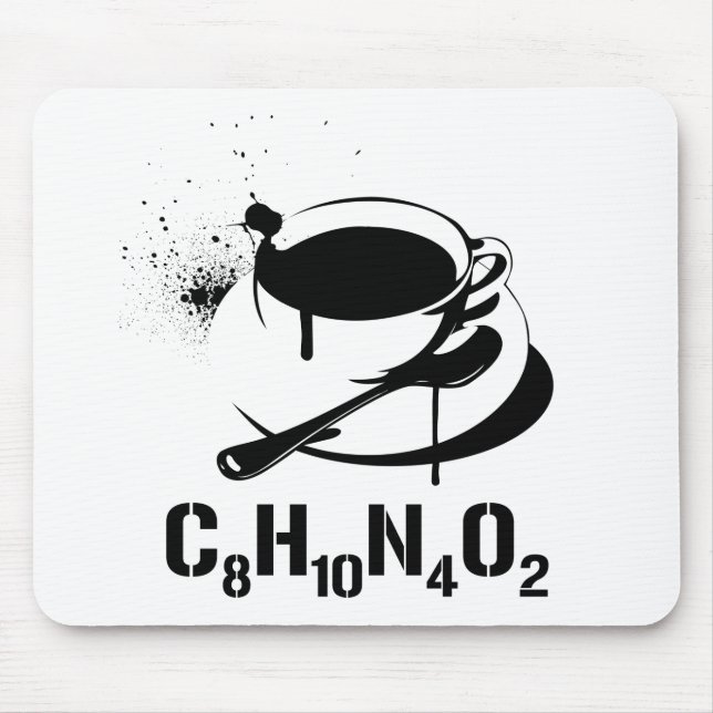 Mousepad Café C8H10N4O2 (Frente)