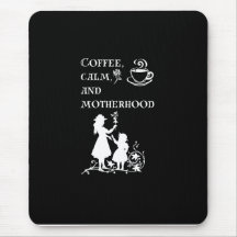 Café Calm Maternidade Silhouchet Art