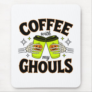 Mousepad Café Com Meus Espíritos Engraçados Amantes de Café