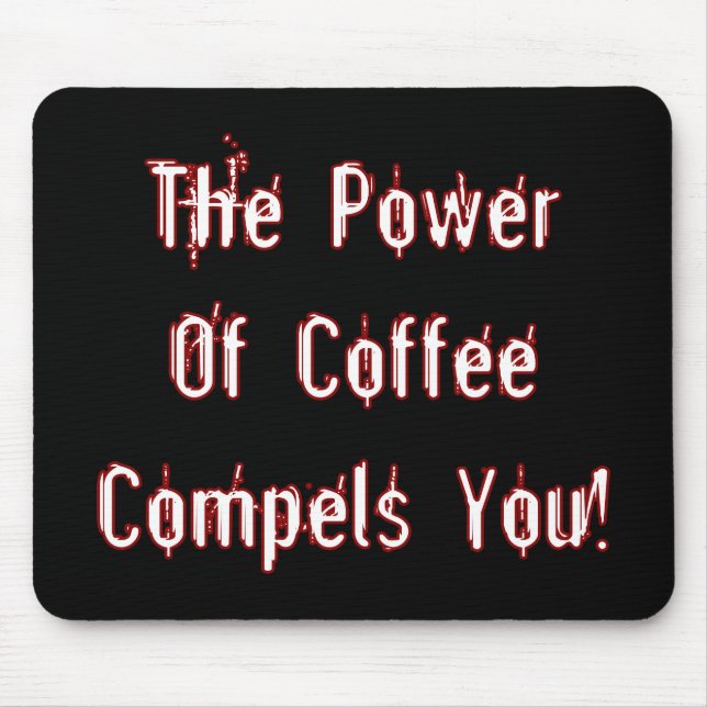 Mousepad Café Compele Você Branca (Frente)