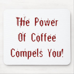 Mousepad Café Compele Você Vermelho