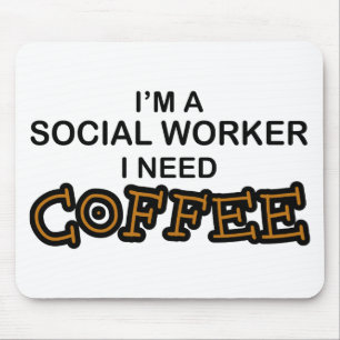Mousepad Café da necessidade - assistente social
