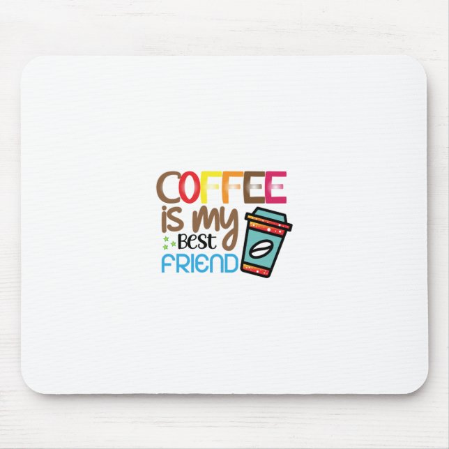 Mousepad Café De Arte Café É Meu Melhor Amigo (Frente)