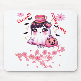 Mousepad Café de Carregando Fantasma | Café Doce Spooky