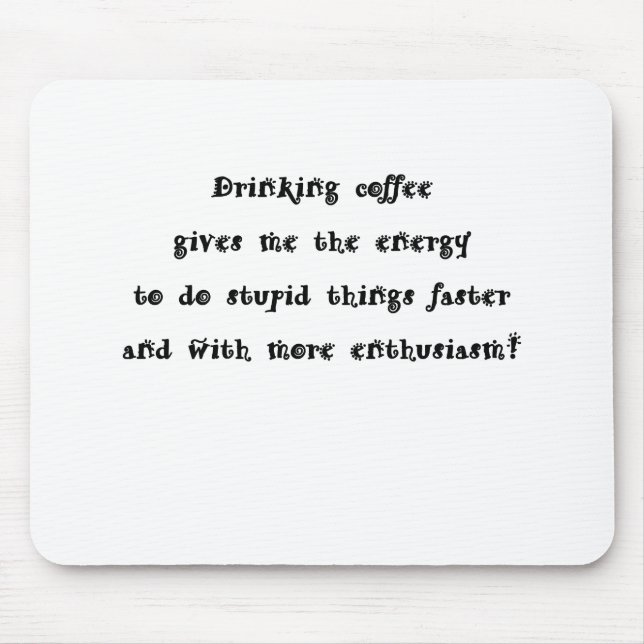 Mousepad Café do bebendo (Frente)