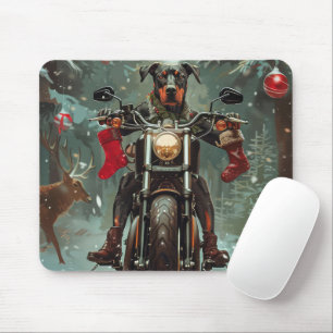Mousepad Café Doberman no Natal