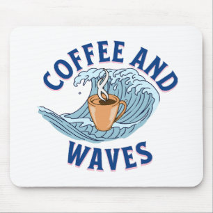Mousepad Café e Ondas