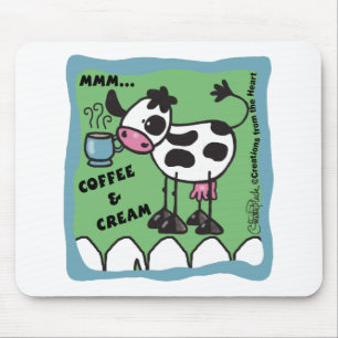 Mousepad Café e Vaca de Creme