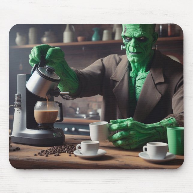 Mousepad Café Hora Frankenstein (Frente)