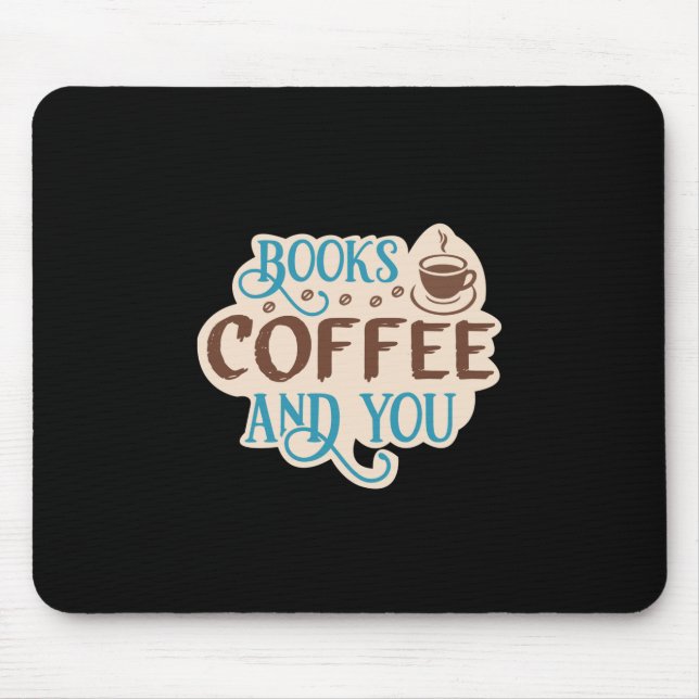 Mousepad Café Livros De Arte Café Café E Você (Frente)