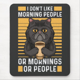 Mousepad Café - Não gosto de Pessoas de manhã