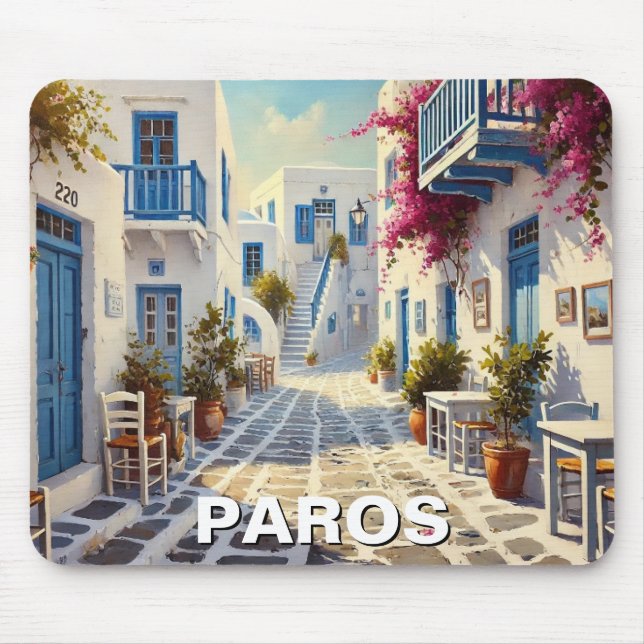 Mousepad Cafe Paros Grécia (Frente)