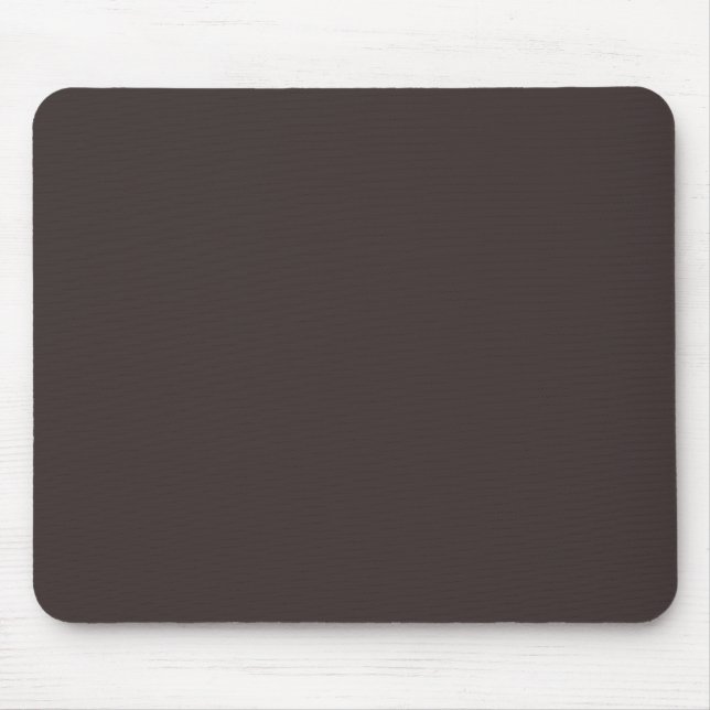 Mousepad Café preto (cor sólida) (Frente)