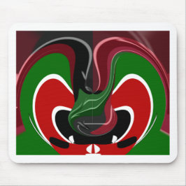 Mousepad Café Quênia Bandeira Hakuna Matata