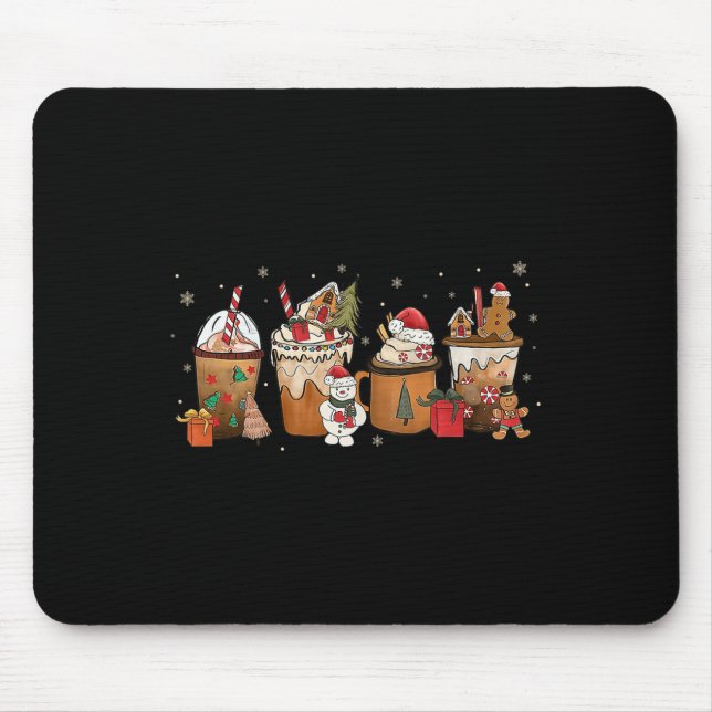Mousepad Café Quente Cacau Merda Família Natal Xmas (Frente)