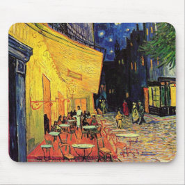Mousepad Café Terrace à noite por Vincent van Gogh