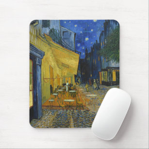 Mousepad Cafe Terrace à Noite   Vincent Van Gogh