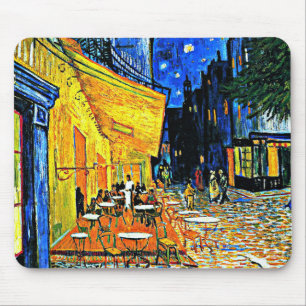Mousepad Cafe Terrace, famosa pintura de Vincent van Gogh