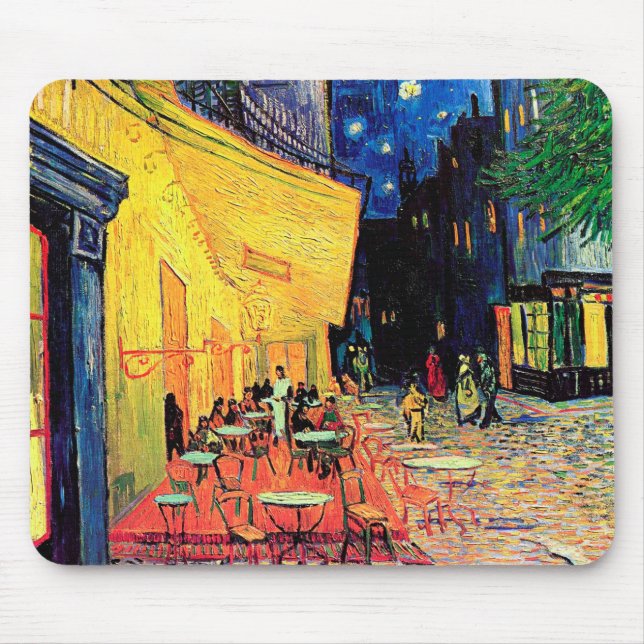 Mousepad Cafe Terrace na Noite, Vincent van Gogh, 1888 (Frente)