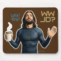 Café WWJD Vibes, Jesus Diário, Latte Diário