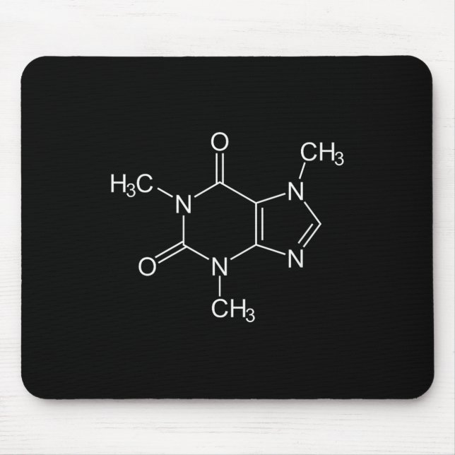 Mousepad Cafeine Molecule (Frente)