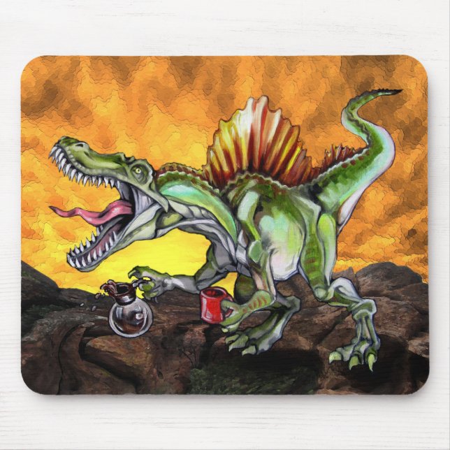 Mousepad Caffeinosaurus (Frente)