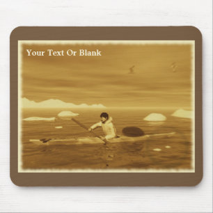 Mousepad Caiaque do Inuit - Sepia