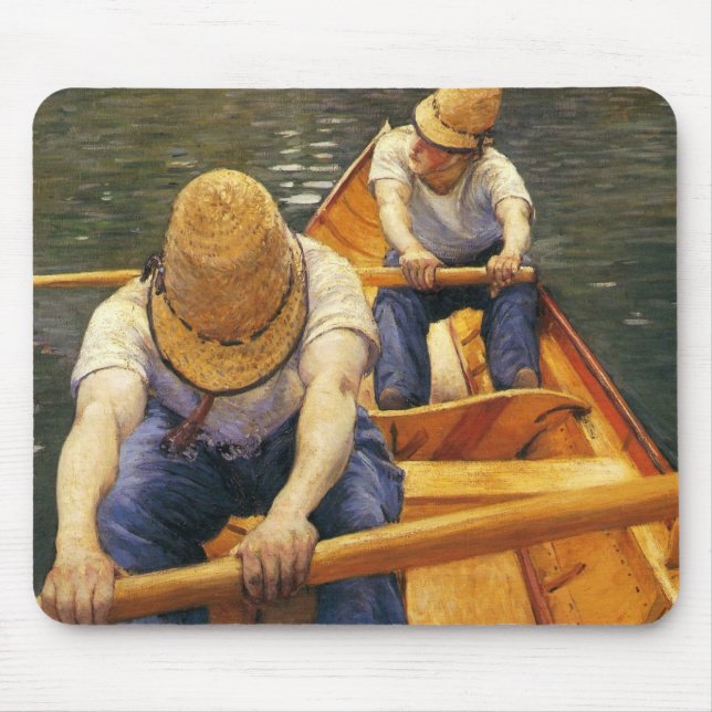 Mousepad Caillebotte: Comboios Removendo nos Yerres (Frente)