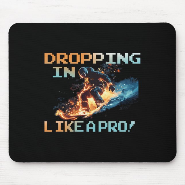 Mousepad Caindo Como Um Pró (Frente)