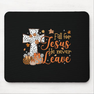 Mousepad Cair Por Jesus Ele Nunca Sai Do Autumn Christian