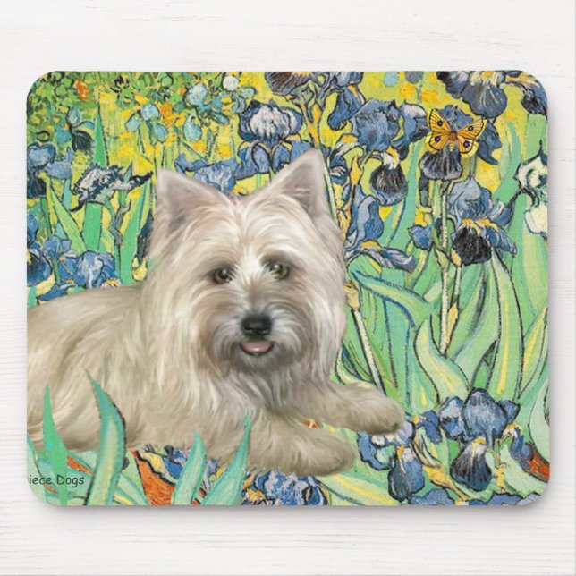 Mousepad Cairn Terrier 4 - Irrises (Frente)
