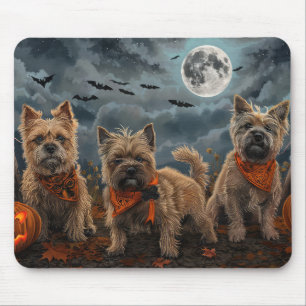 Mousepad Cairn Terrier Halloween Spooky
