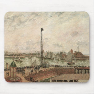 Mousepad Cais do Piloto, Le Havre, Nebuloso de Camille Piss