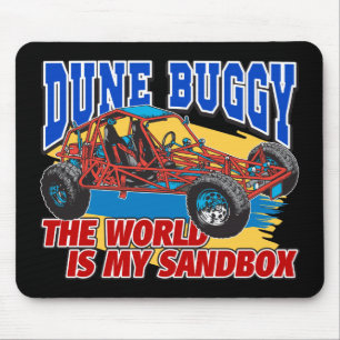 Mousepad Caixa de areia do carrinho de duna